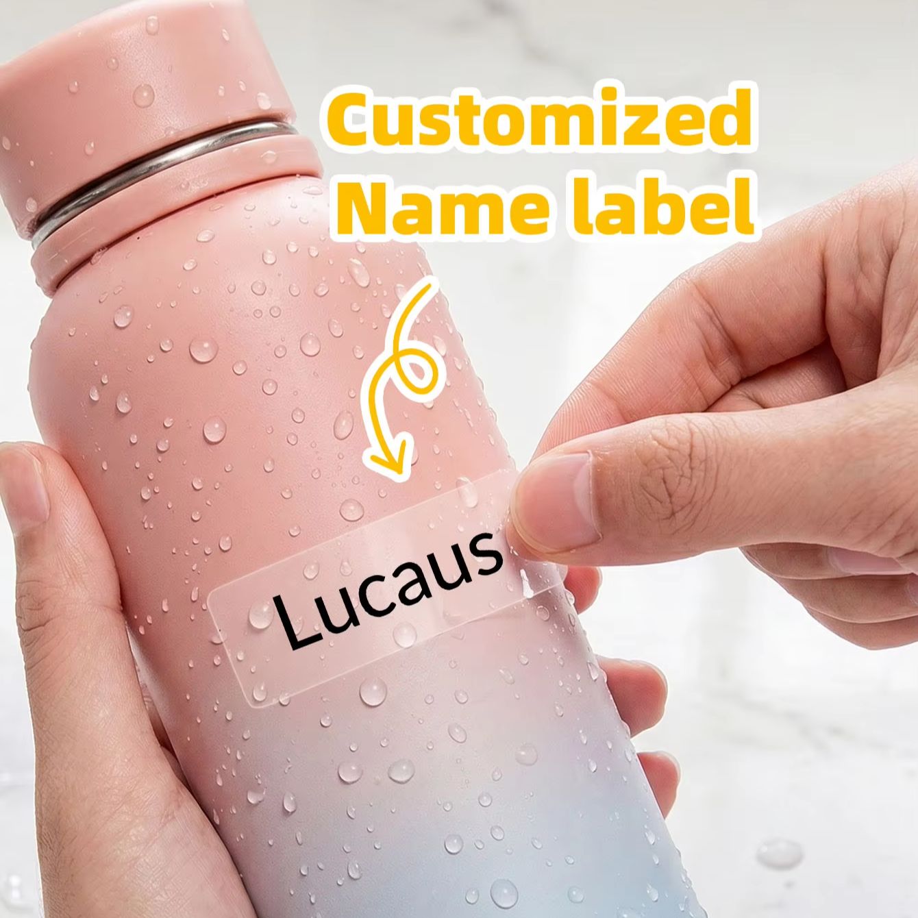 1-300개 맞춤형 개인 이름 스티커, 배낭, 노트북  - Personalized Name Box 리뷰 및 가격